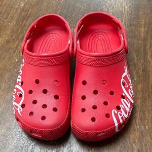 CROCS Coca Cola Red Slip-Ons Men Size 8 Women Size 10